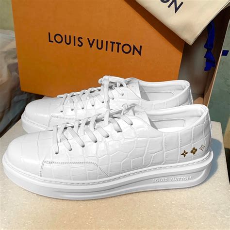 louis vuitton white and brown sneakers|authentic louis vuitton sneakers.